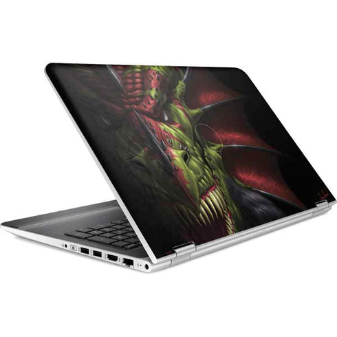 Tom Wood Lair of Shadows Dragon HP Pavilion Skin